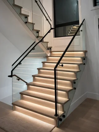 Interior & Exterior Glass Railing